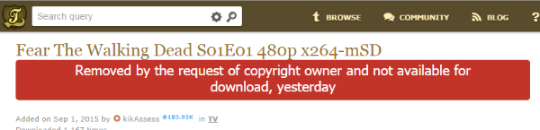 Imagen - KickassTorrents quiere ser m&aacute;s legal y elimina m&aacute;s de un mill&oacute;n de torrent
