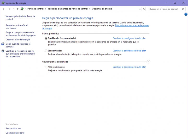 Imagen - Cómo activar la hibernación en Windows 10