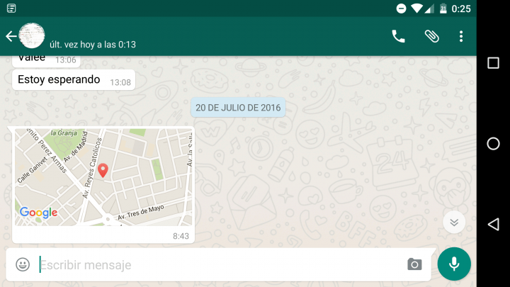Imagen - C&oacute;mo reconocer una ubicaci&oacute;n falsa de WhatsApp