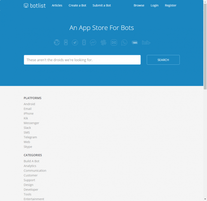 Imagen - 5 webs donde encontrar bots para apps de mensajer&iacute;a instant&aacute;nea