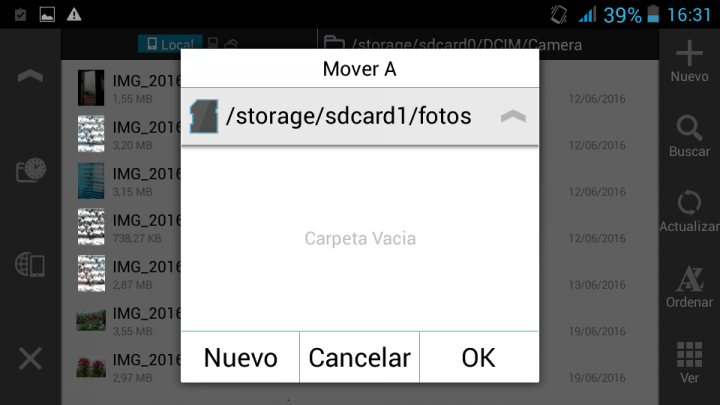 Imagen - C&oacute;mo pasar las fotos del tel&eacute;fono a una tarjeta microSD