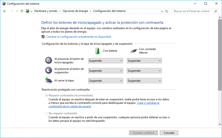 Imagen - Cómo configurar las opciones de energía en Windows 10
