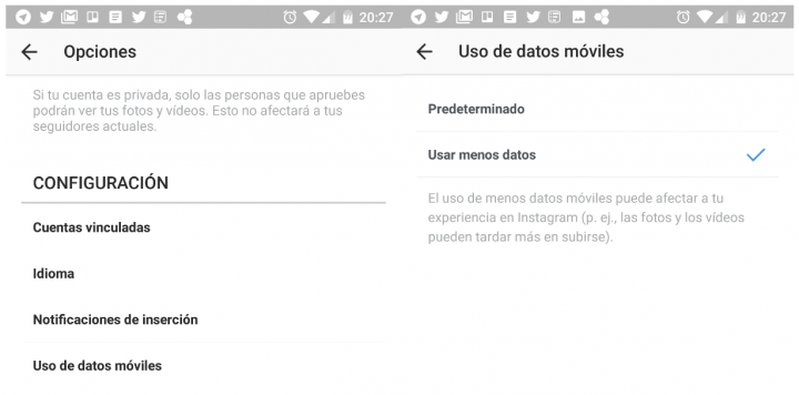 Imagen - C&oacute;mo ahorrar datos en Instagram
