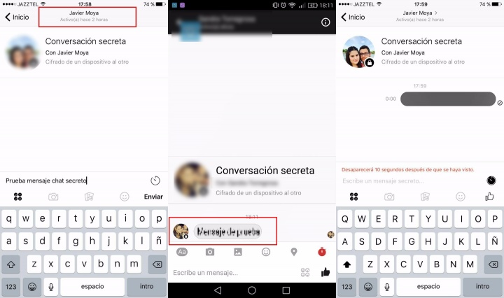 Imagen - Cómo funcionan las conversaciones secretas en Facebook Messenger