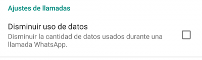 Imagen - Cómo ahorrar datos en WhatsApp al máximo
