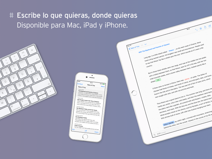 Imagen - Ulysses, la mejor aplicaci&oacute;n para escribir en el iPad Pro