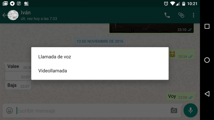 Imagen - Cómo hacer videollamadas en WhatsApp