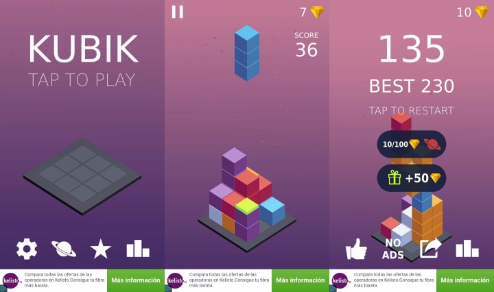 Imagen - Descarga Kubik para Android, una curiosa alternativa al Tetris