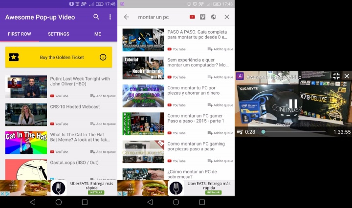 Imagen - Awesome Pop-up Video, el reproductor flotante de v&iacute;deos de YouTube para Android