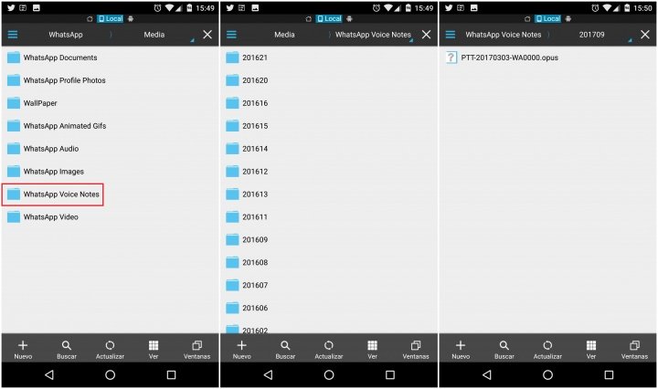 Imagen - ¿Dónde se guardan los audios de WhatsApp?