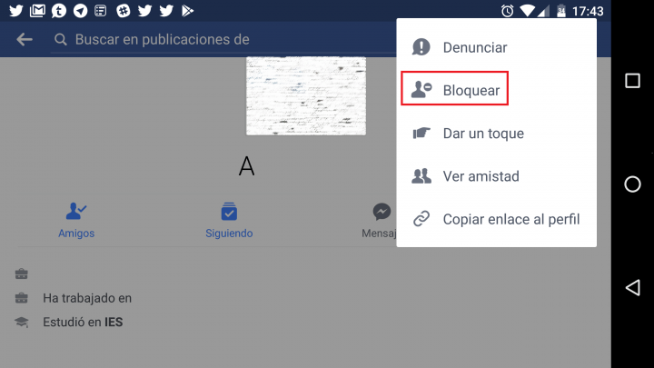 Imagen - Cómo bloquear a alguien en Facebook