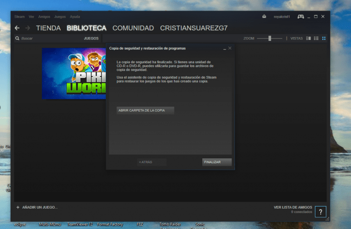 Imagen - Cómo hacer una copia de los juegos de Steam