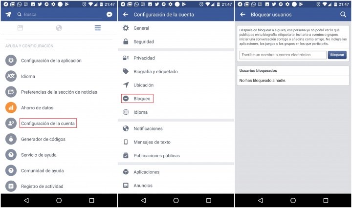 Imagen - Cómo desbloquear a alguien de Facebook