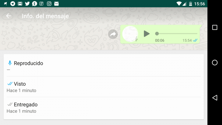 Imagen - C&oacute;mo saber si alguien ha o&iacute;do el audio de WhatsApp que le has enviado