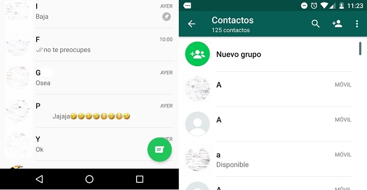 Imagen - ¿Dónde están los contactos WhatsApp?