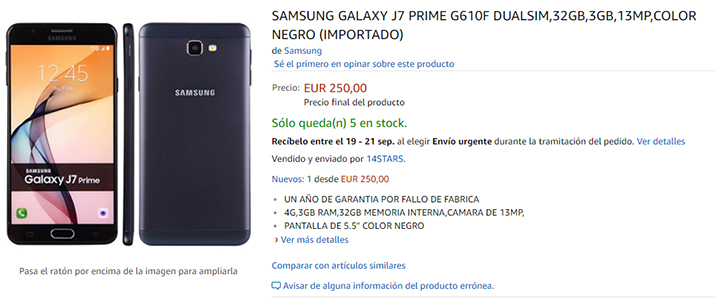 Imagen - Dónde comprar el Samsung Galaxy J7 Prime