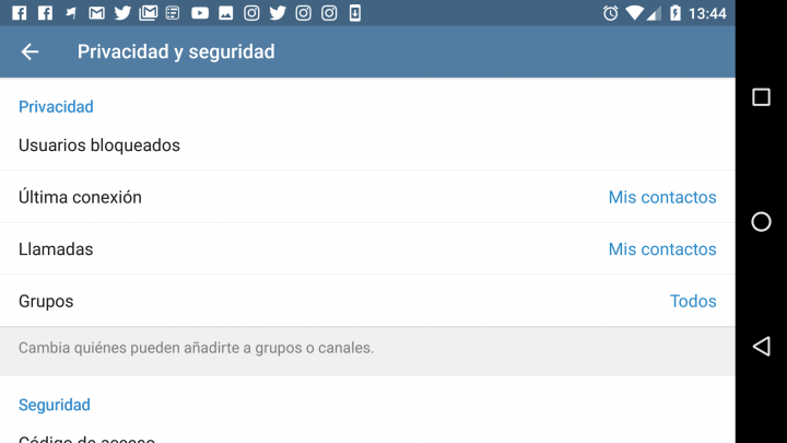 Imagen - Cómo ocultar la última conexión en Telegram