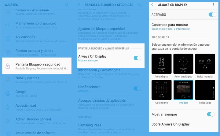 Imagen - Personaliza el &quot;Always On Display&quot; del Galaxy S8 para sacarle todo el provecho