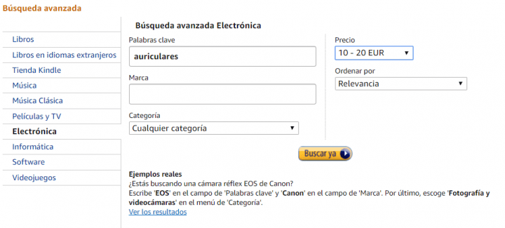 Imagen - Cómo filtrar por precio en Amazon