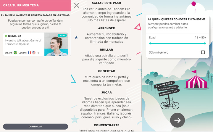 Imagen - Descarga Tandem, la app para hablar con otros y aprender idiomas