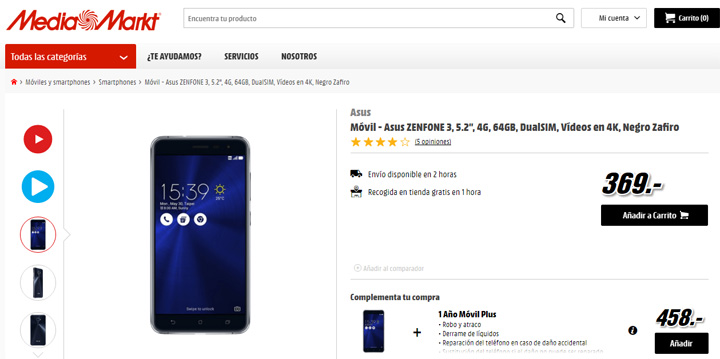 Imagen - D&oacute;nde comprar el  ASUS ZenFone 3