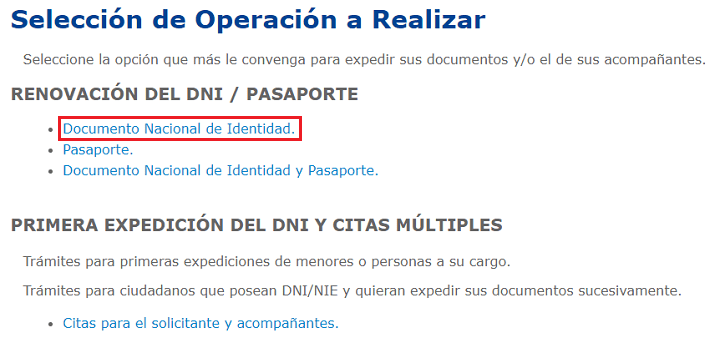 Imagen - Cómo sacar cita previa para renovar el DNI