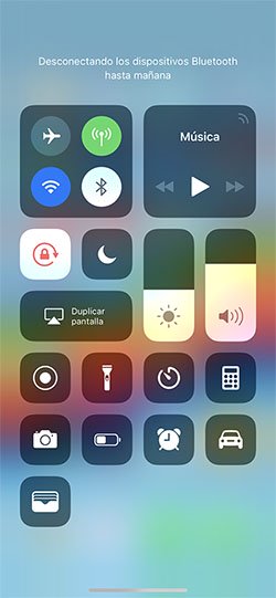 Imagen - Cómo desactivar Bluetooth y WiFi en iOS 11