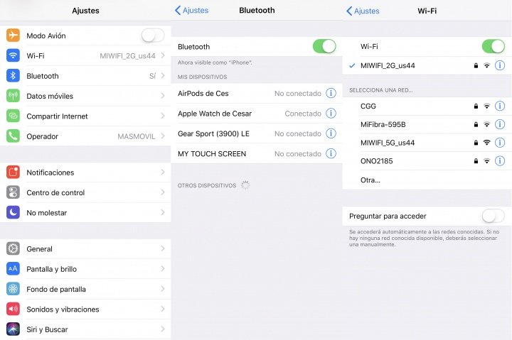 Imagen - Cómo desactivar Bluetooth y WiFi en iOS 11