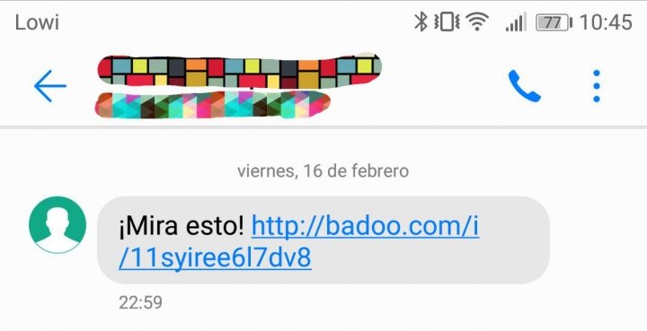 Imagen - &iquest;Qu&eacute; son los SMS con "&iexcl;Mira esto!" y un enlace a Badoo?