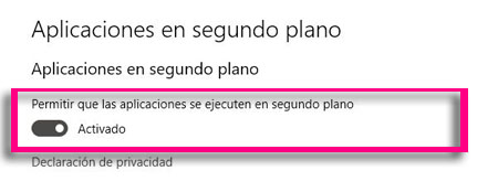 Imagen - Cómo evitar que las apps de Windows 10 se ejecuten en segundo plano