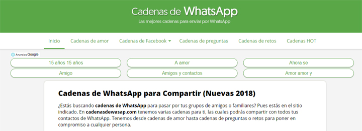 Imagen - D&oacute;nde encontrar cadenas de WhatsApp