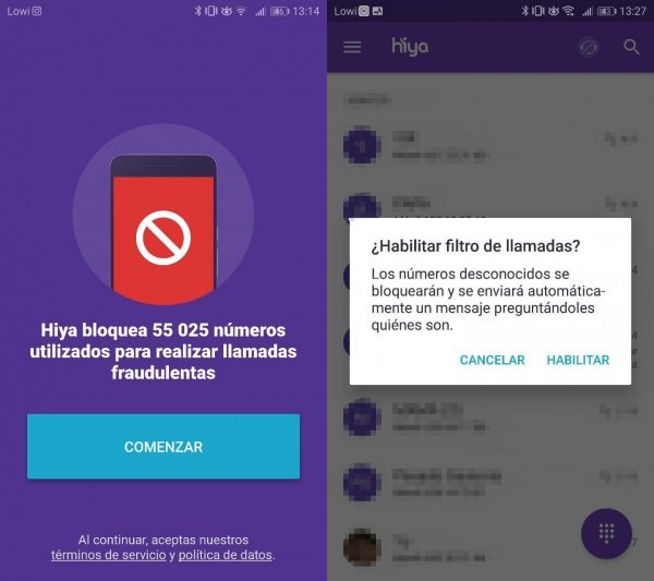Imagen - Hiya, la app para saber quién te llama