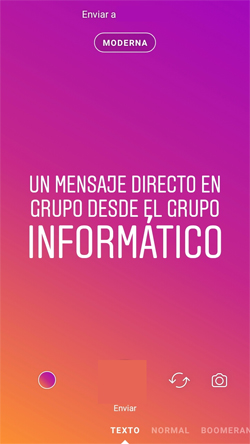 Imagen - Cómo crear una conversación en grupo en Instagram Direct