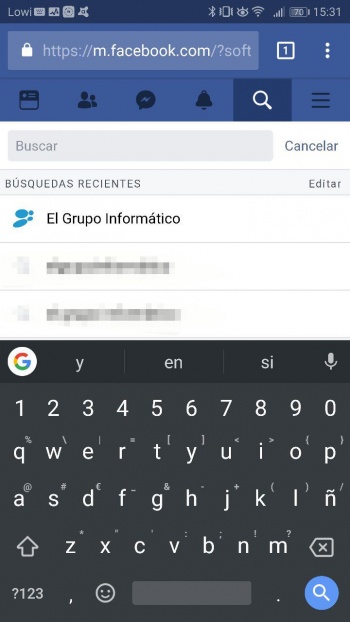 Imagen - Cómo borrar el historial de búsquedas de Facebook
