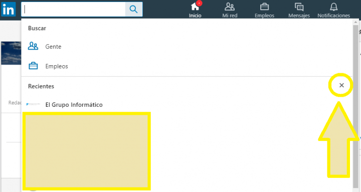 Imagen - Cómo borrar el historial de búsquedas en LinkedIn para Android