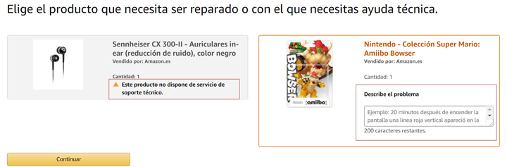 Imagen - Cómo pedir una reparación en garantía desde Amazon