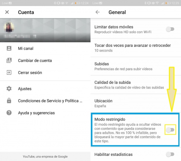 Imagen - C&oacute;mo se activa el modo restringido en YouTube