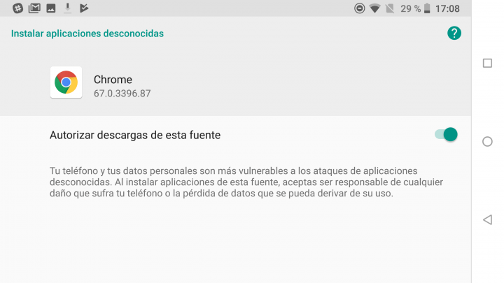 Imagen - Cómo instalar un APK externo en Android 8 Oreo: &quot;orígenes desconocidos&quot; ya no existe