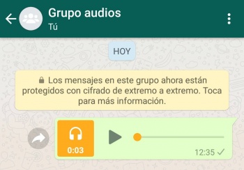Imagen - Cómo escuchar un audio de WhatsApp sin que salga el doble check azul en ese momento