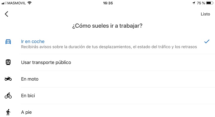 Imagen - C&oacute;mo indicarle a Google Maps el medio de transporte que usas