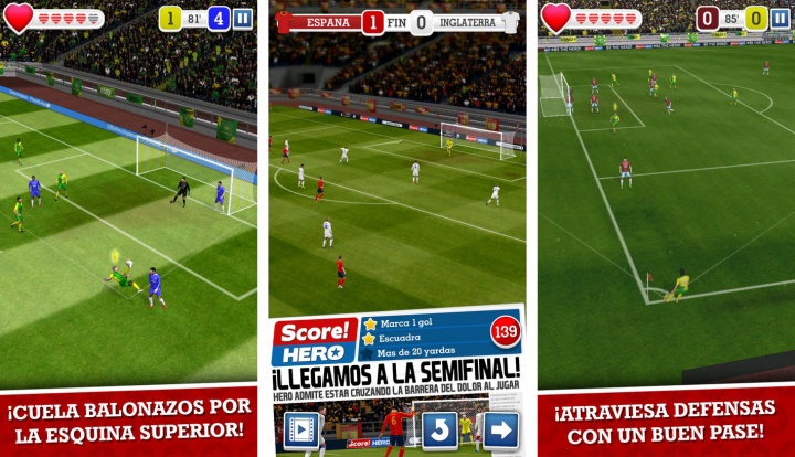 Imagen - Score! Hero, el juego de f&uacute;tbol en 3D para m&oacute;viles