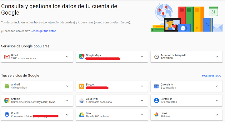 Imagen - Cómo reducir la información que tiene Google de ti