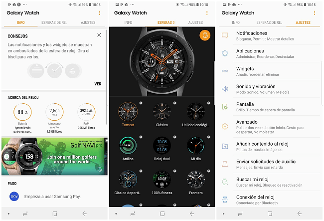 Imagen - Review: Samsung Galaxy Watch, la apuesta de la gama alta con Tizen