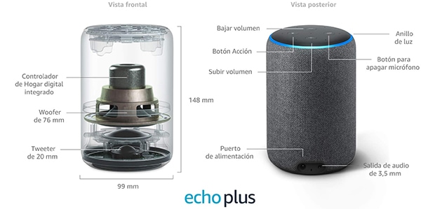 Imagen - Review: Amazon Echo Plus, la domótica con Zigbee acompañada del mejor sonido