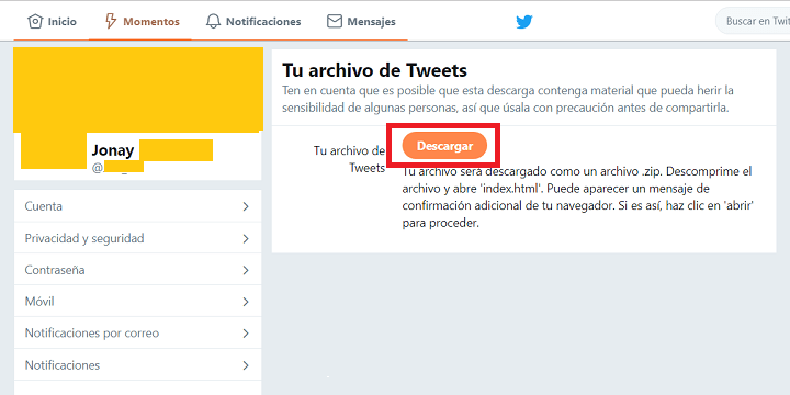 Imagen - C&oacute;mo borrar tweets entre dos fechas