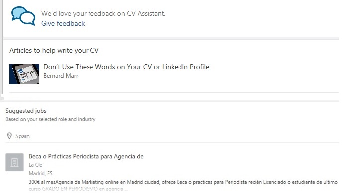 Imagen - Crea tu CV con el asistente de LinkedIn en Word