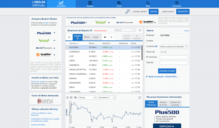 Imagen - 9 webs para invertir en bolsa