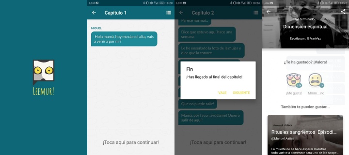 Imagen - Leemur, la app para leer historias en forma de chat
