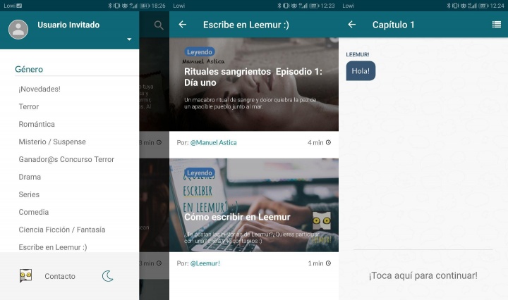 Imagen - Leemur, la app para leer historias en forma de chat