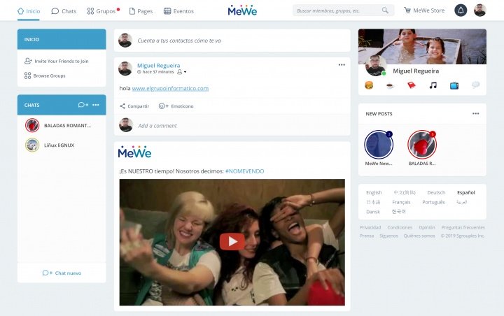 Imagen - MeWe, la red social alternativa a Facebook
